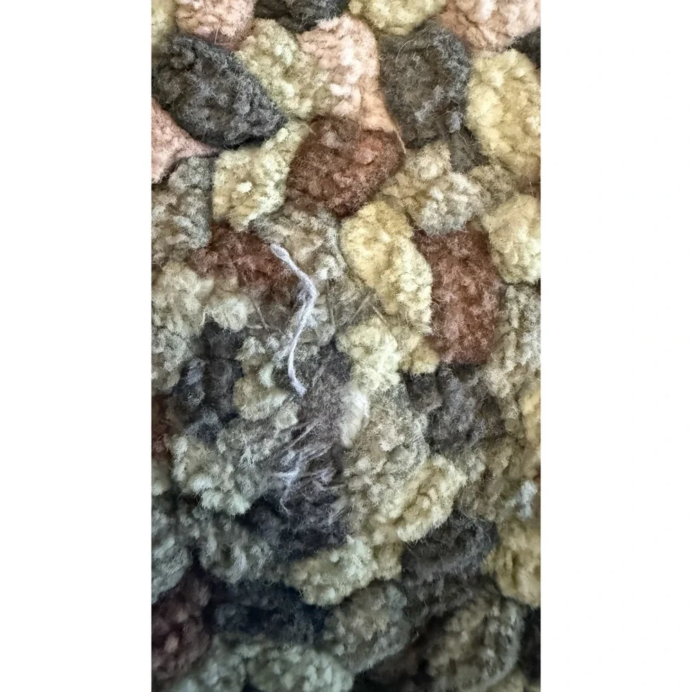 Vintage Oval Braided Rug Rust Green CottageCore Farmhouse 22